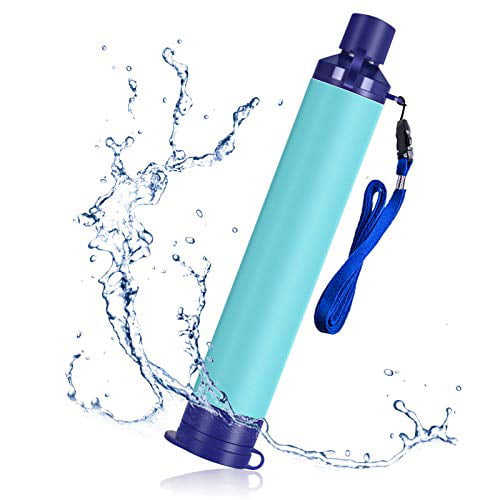 Camping Straw Water Filter Portable Hiking Personal Purifier Survival Tool Gear